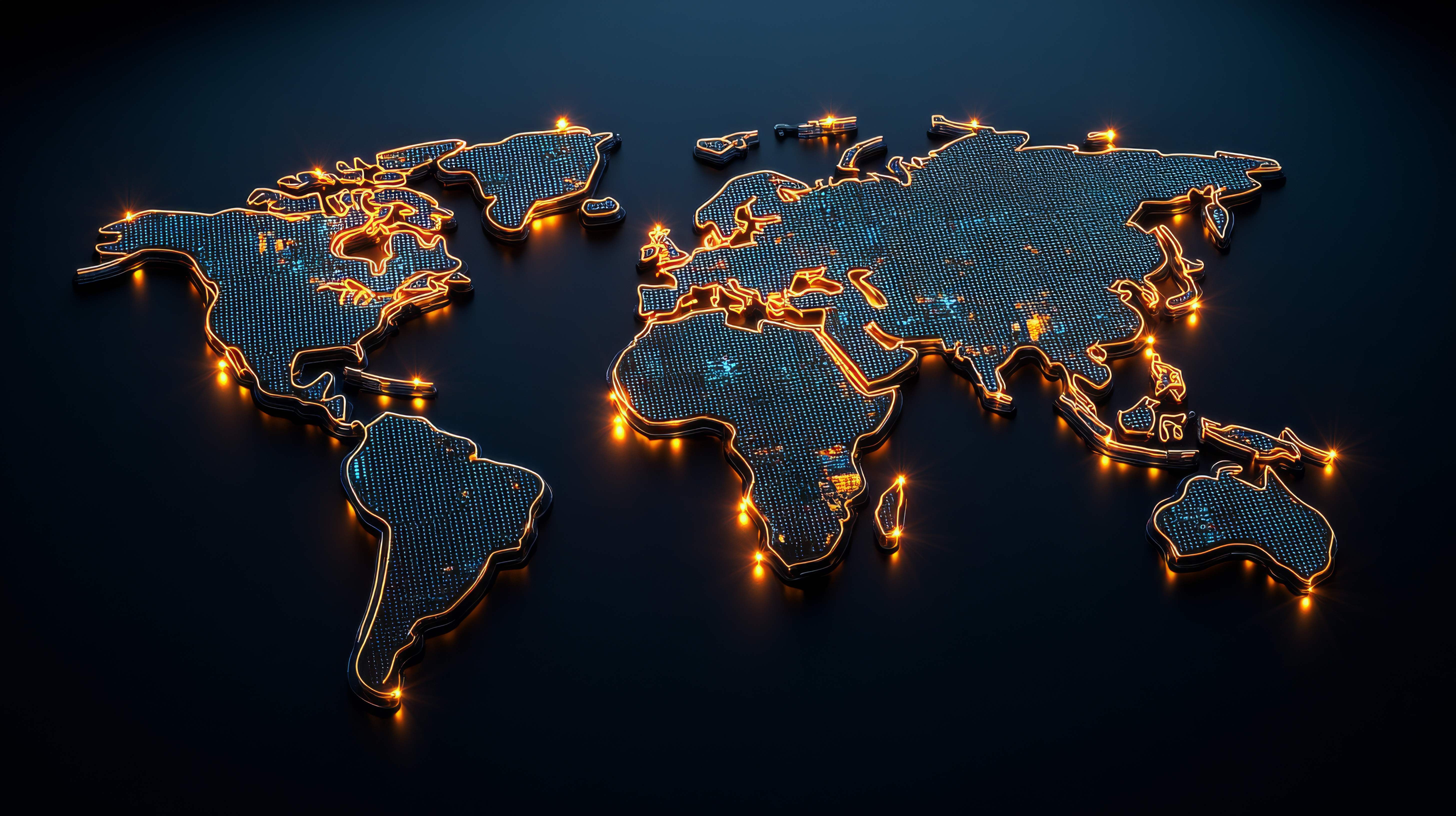 Digital World Map